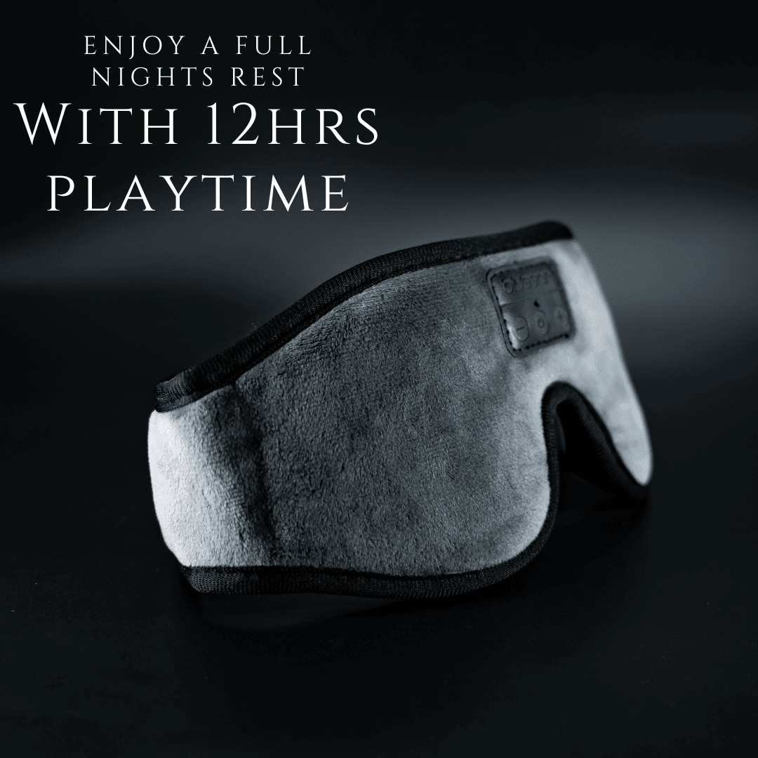 Blackout Velvet Bluetooth Sleeping Mask - Optivita