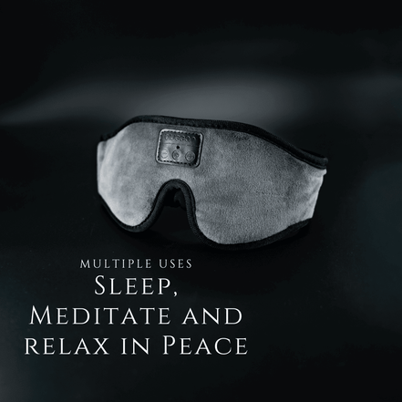 Blackout Velvet Bluetooth Sleeping Mask - Optivita