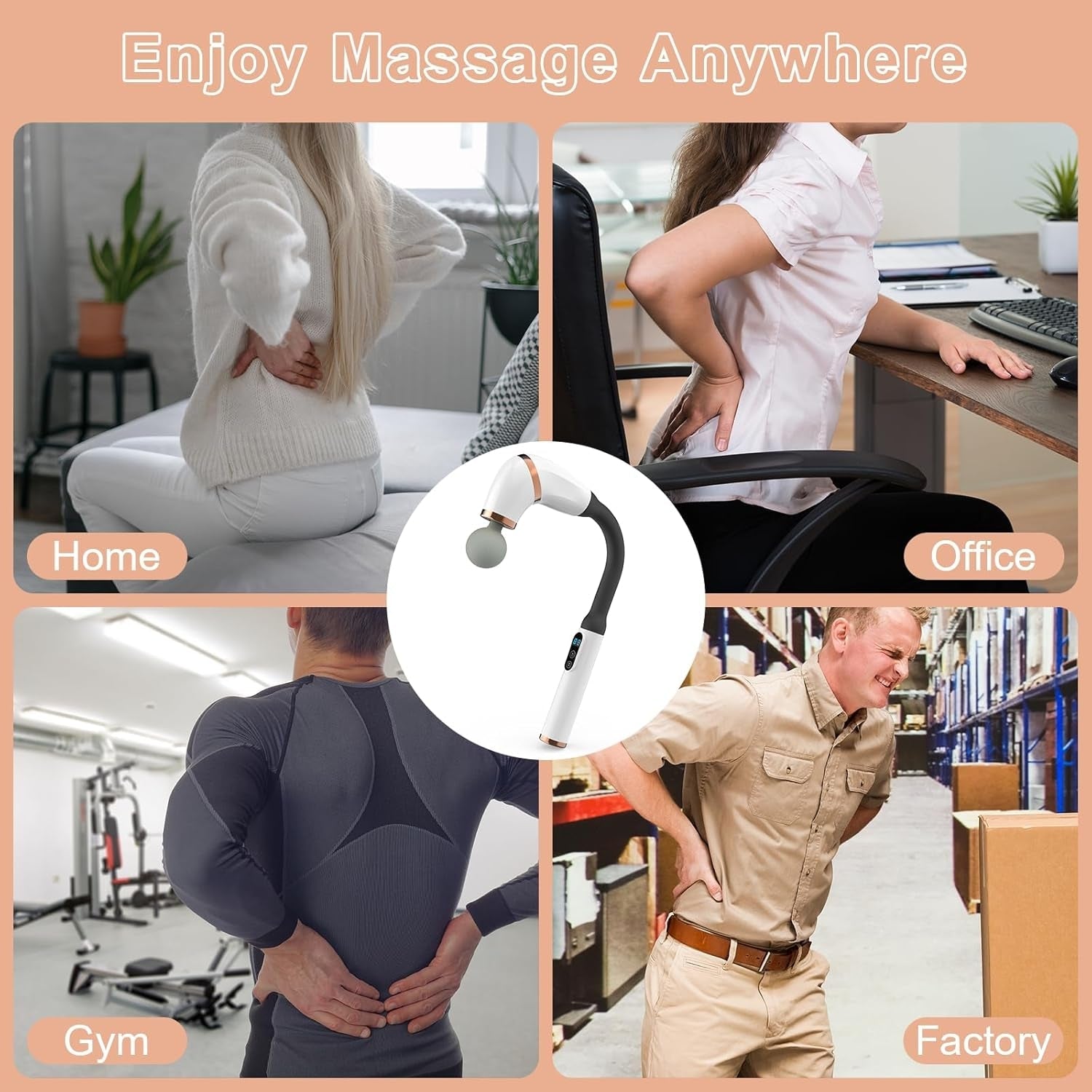 Deep Tissue Massage Gun – Powerful Relief, Anytime - Optivita