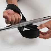 Leather pad Figure 8 Powerlifting straps - Optivita