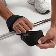 Leather pad Figure 8 Powerlifting straps - Optivita