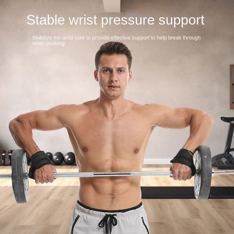 Leather pad Figure 8 Powerlifting straps - Kerne