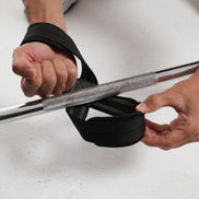 Leather pad Figure 8 Powerlifting straps - Optivita