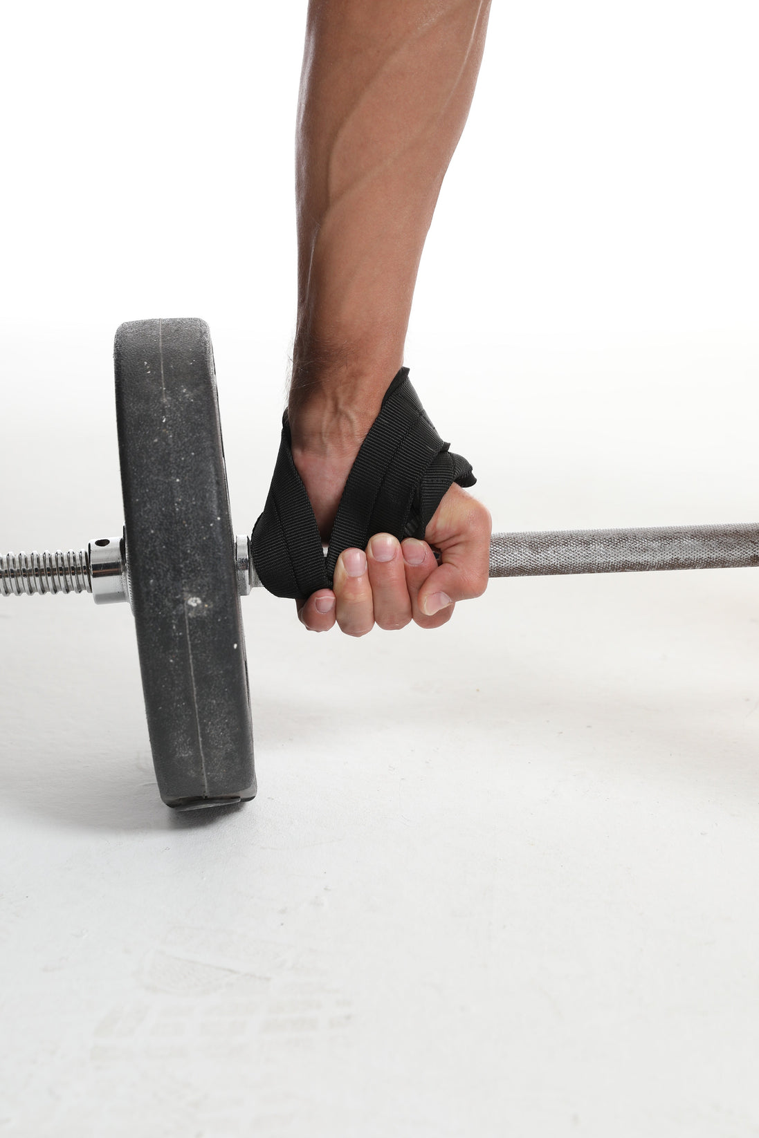 Leather pad Figure 8 Powerlifting straps - Kerne
