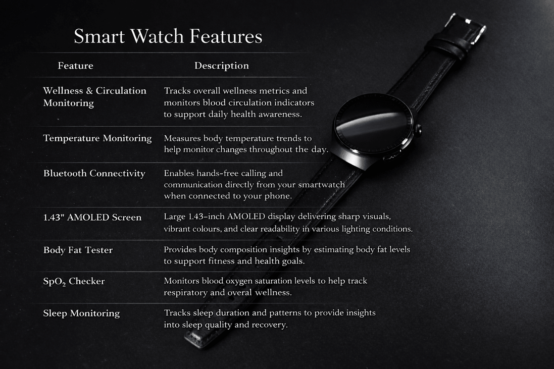 Pro Smart Watch with Dual Straps - Kerne