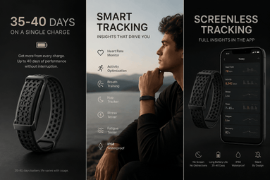 Smart Bracelet For Minimalist Tracking - Optivita