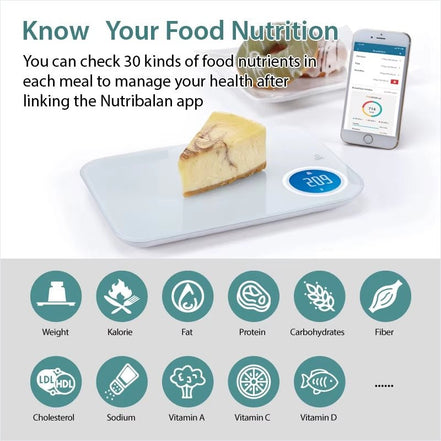 Smart Glass Kitchen Scale - Optivita
