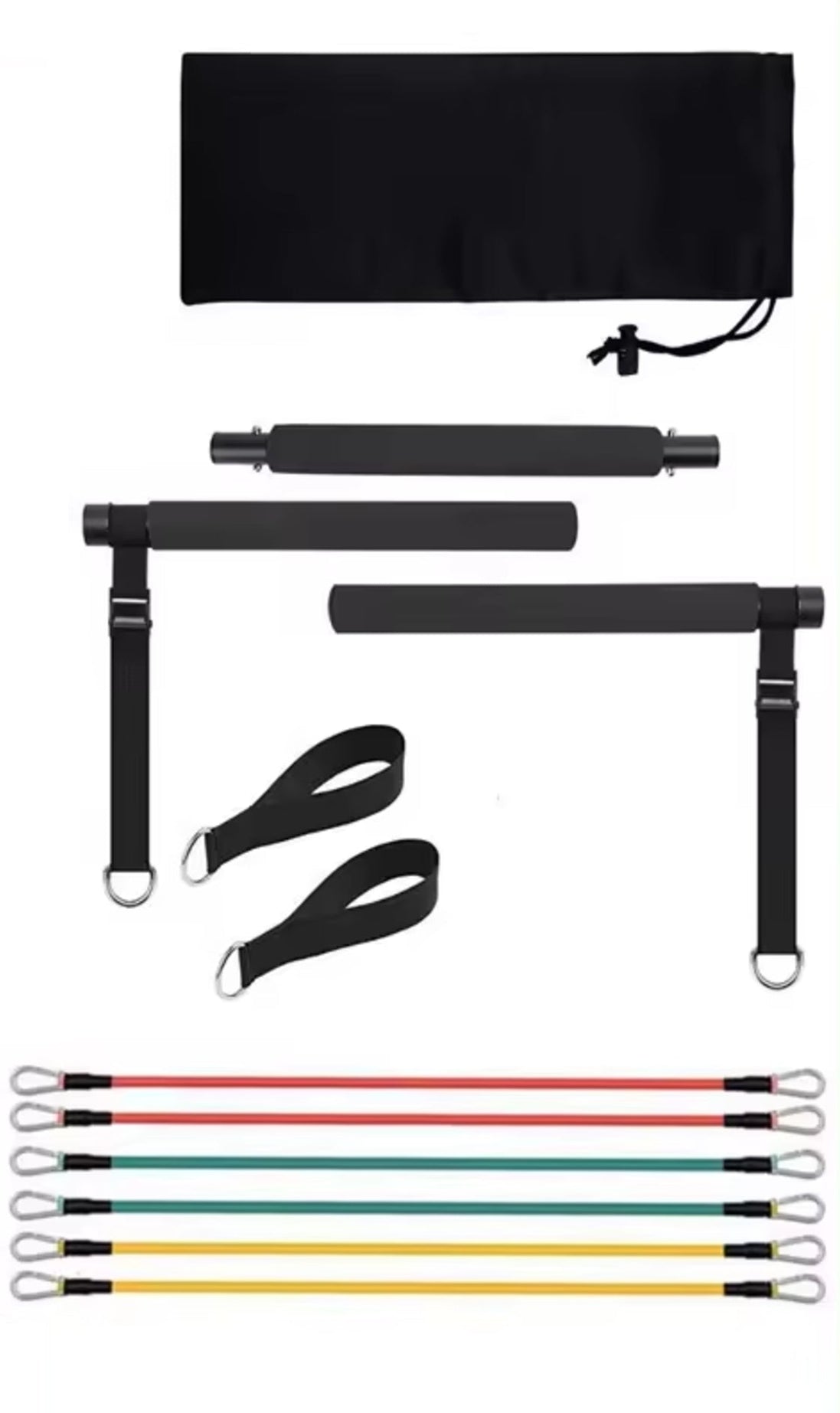 Squat Resistance Bands with Bar - Kerne
