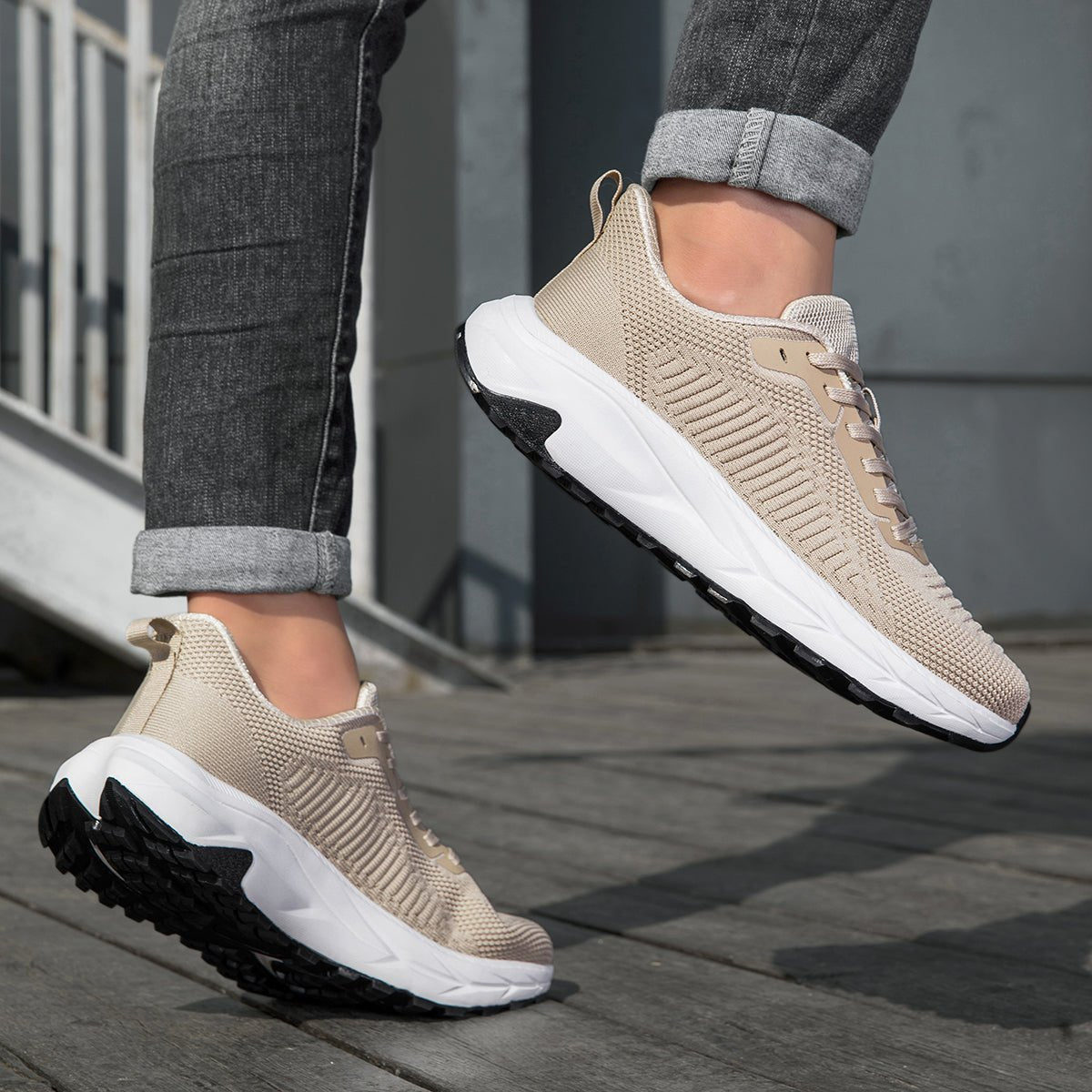 Wide Toe Comfort Sneaker - Kerne Collection